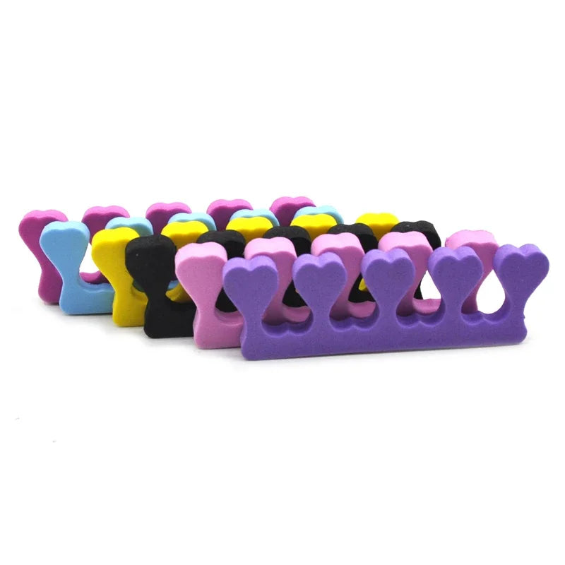 50-Pack Soft Foam Toe Separators for Manicure & Pedicure Toe Separators Peaceful Pleasures Health and Wellness