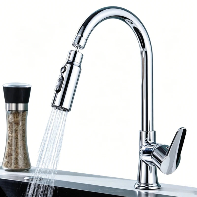 1pc Kitchen Faucet Aerator Faucet 3 Modes Bathroom Anti-splash Sprayer Kitchen Taps Anti-Splash Tap Booster Shower Filter Peaceful Pleasures Health and Wellness