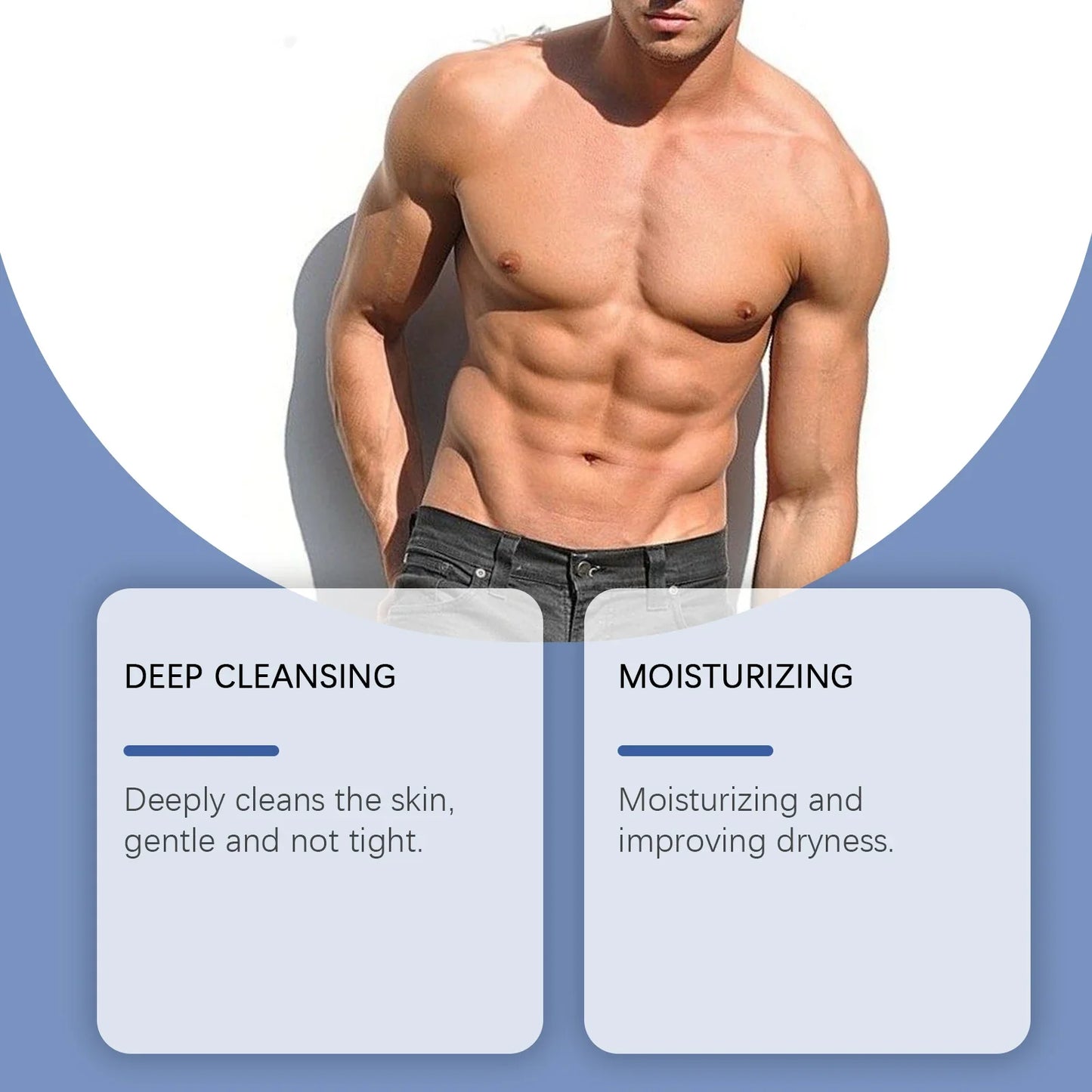 East Moon Hyaluronic Men's Shower Gel – Moisturizing Body Wash