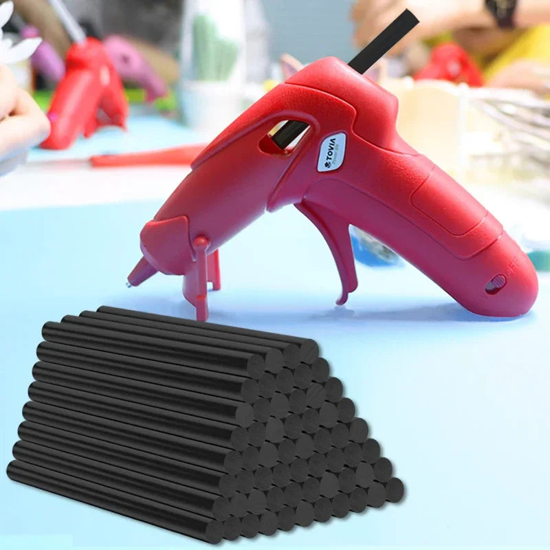 Black Hot Melt Glue Sticks 60/120 Pack – 4" Mini Craft Glue