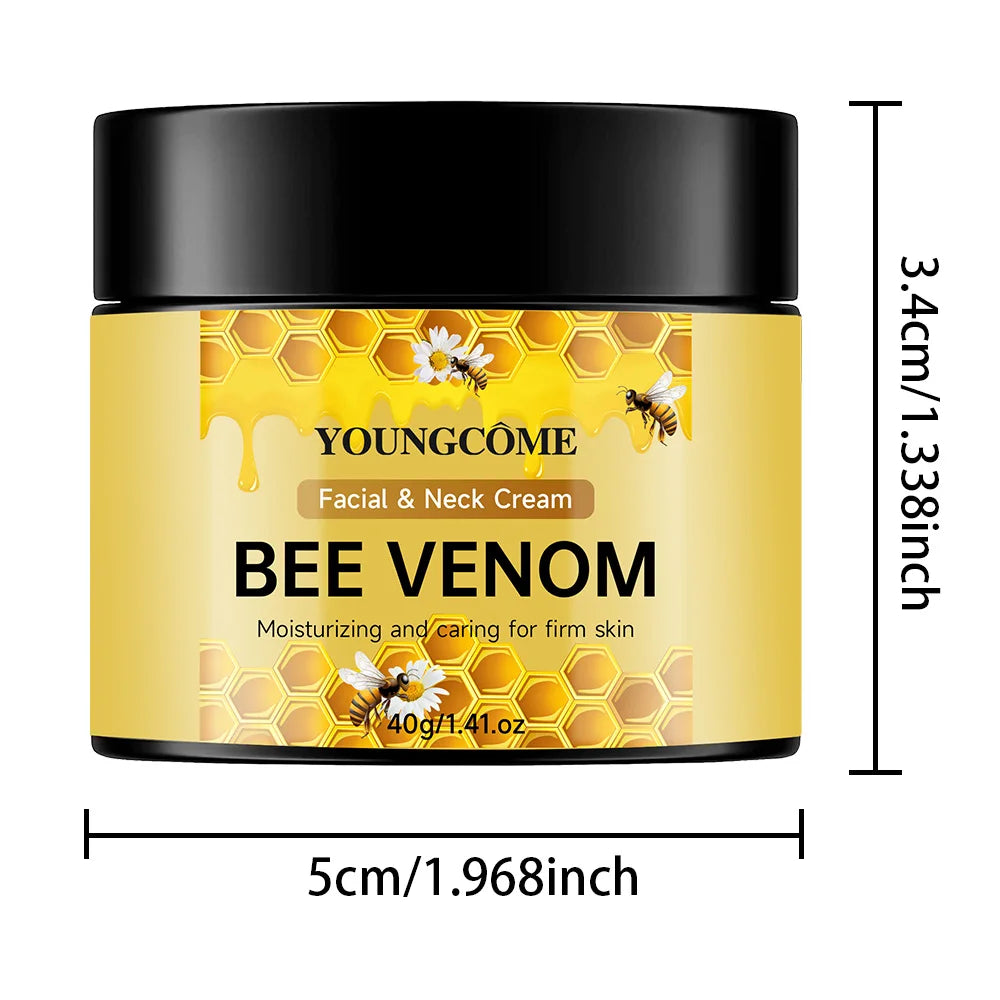 YOUNGCOME Bee Venom Firming Cream – Anti-Aging Moisturizer Anti-Aging Face Cream Peaceful Pleasures Health and Wellness B-40G