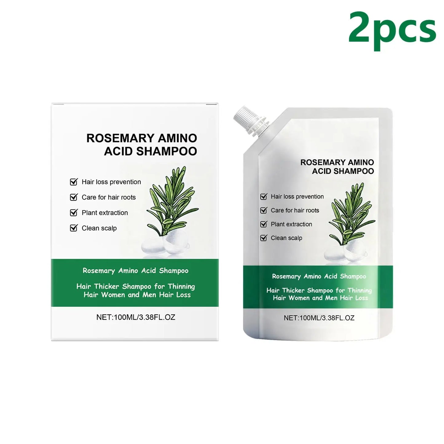 Rosemary Hair Growth Shampoo | Amino Acid Formula 100ml