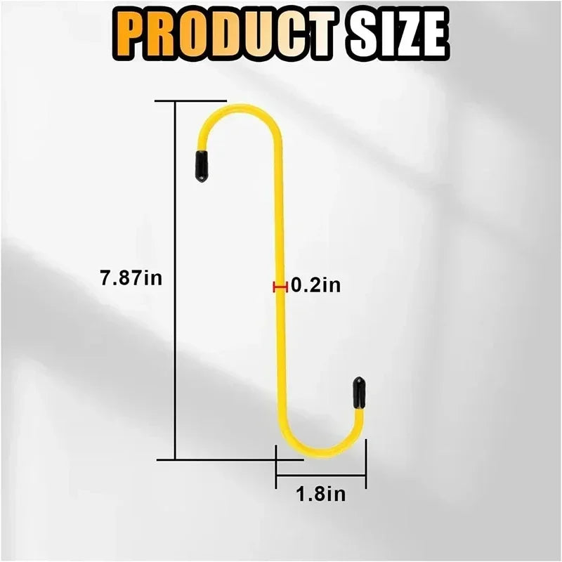 Car Brake Caliper Hooks Auto Brake Caliper Hangers Hooks with Rubber Tips Universal Tools for Brake Bearing Axle Suspension Work Peaceful Pleasures Health and Wellness