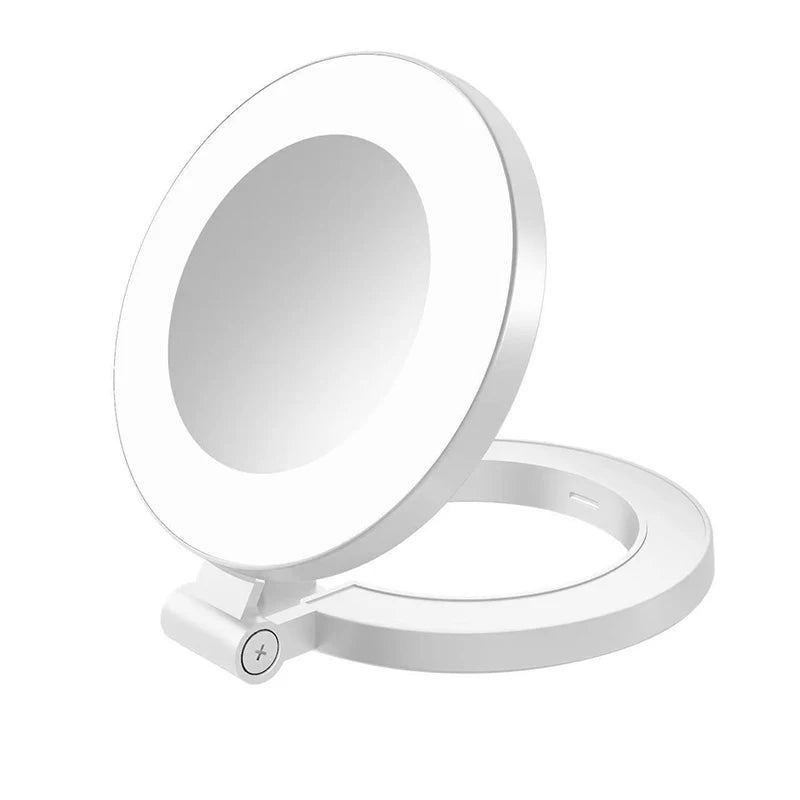 Mirror With Light For Cell Phone Led Light Mobile Selfie Ring Lamp Video Shooting Light Led Photography Lighting Fill Light Ring Peaceful Pleasures Health and Wellness White China Mainland