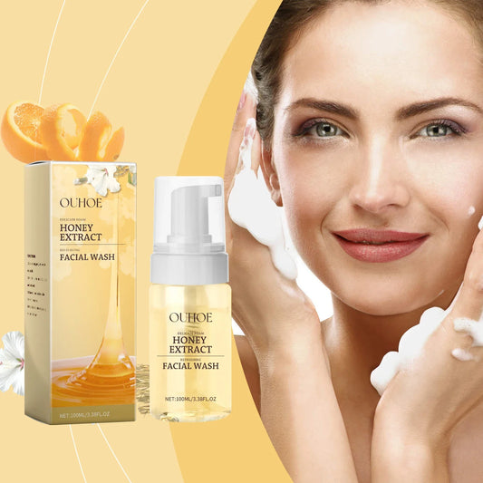 Gentle Honey Foam Face Wash – Oil Control Facial Cleanser Foaming Facial Cleanser Oasis Select