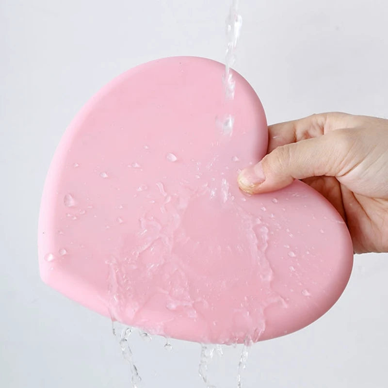 1pc Peach Shaped Silicone Insulation Pad Anti Scalding Korean Style High-temperature and Heat-resistant Pad Peaceful Pleasures Health and Wellness
