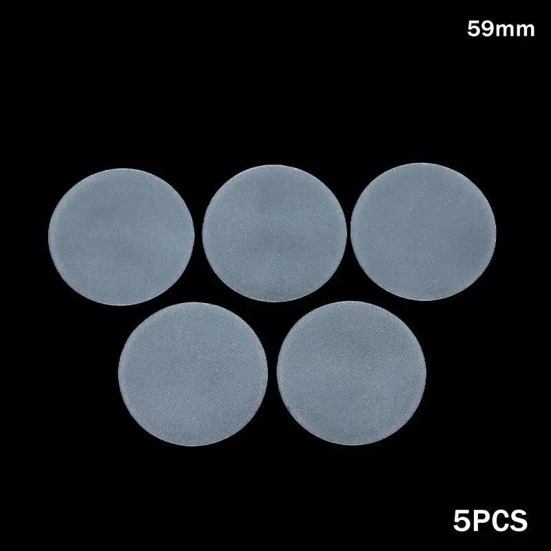5PCS Matte Glass Round Flat Semitransparent Frosted Glass Lampshade For LED Lamp Down Light Flashlight Accessories Peaceful Pleasures Health and Wellness A6