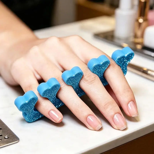 Portable 5/6Pcs Manicure Pedicure Tool Manicure Care Kit Dead Skin Pusher Nail Clipper Nail File Polishing Block Grinding Tool Peaceful Pleasures Health and Wellness