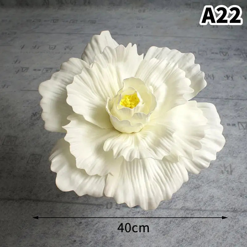 PE Foam Simulation Rose Flower Heads | Wedding & Party Decor