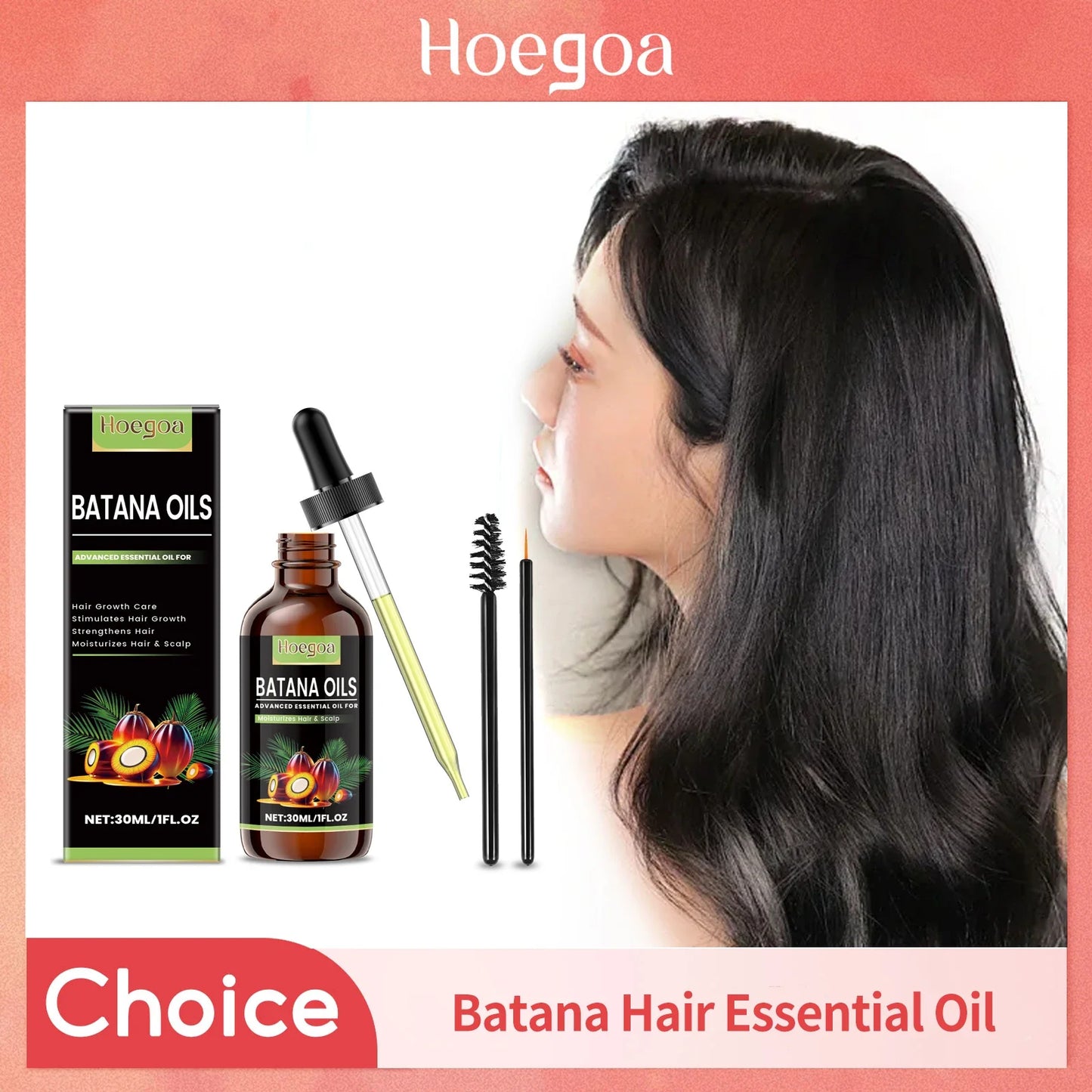 OceAura Batana Oil – Hair Growth, Lash & Brow Nourisher 30ml