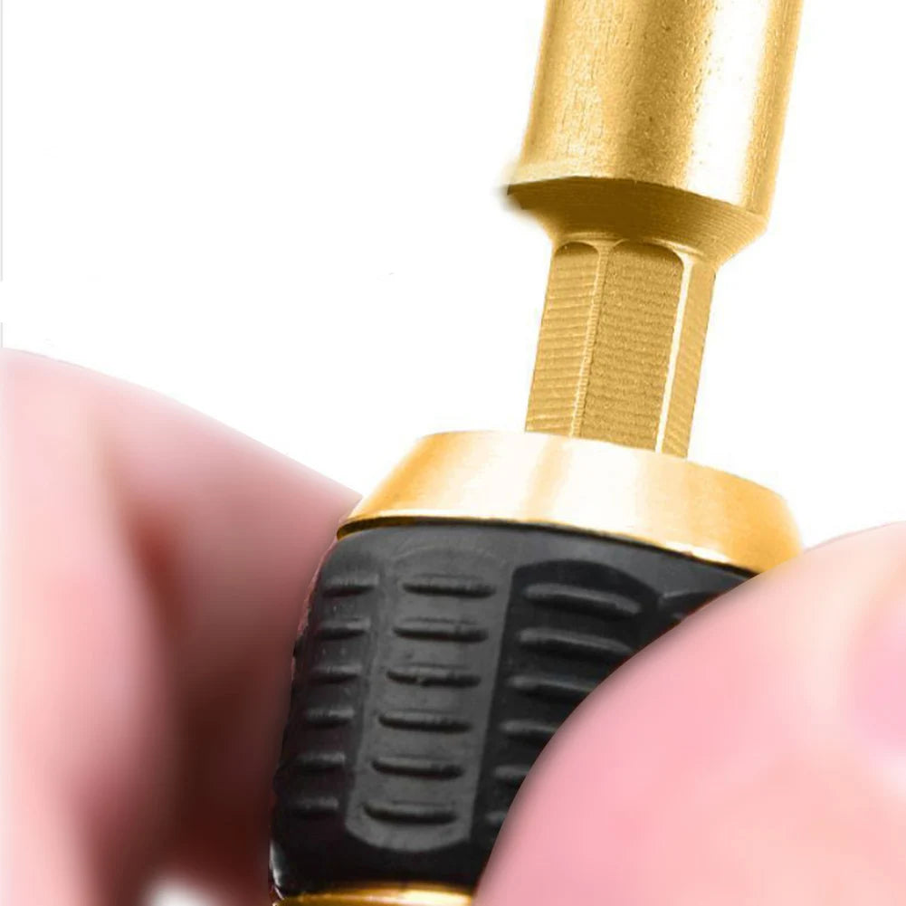 Drill Chuck Screwdriver Hex Shank Quick Change Adapter Double Head