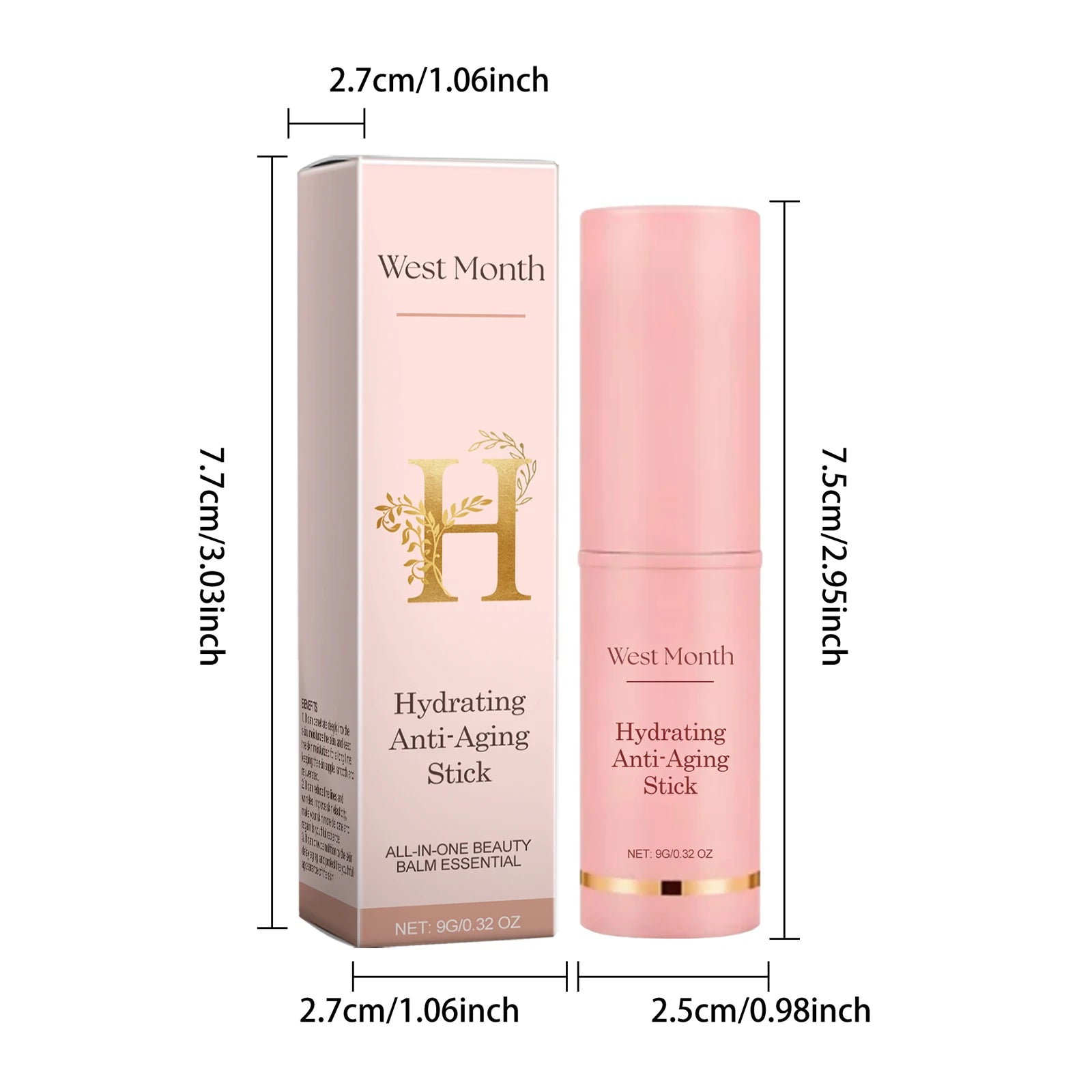 Collagen Firming Balm Stick – Hyaluronic Acid Anti-Aging Peaceful Pleasures Health and Wellness