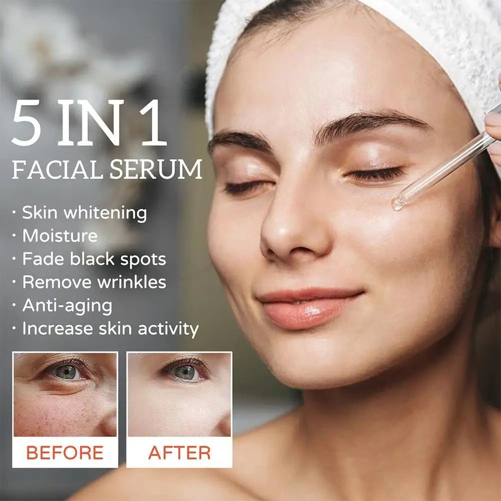 5-in-1 Vitamin C & Hyaluronic Acid Face Serum 30ml