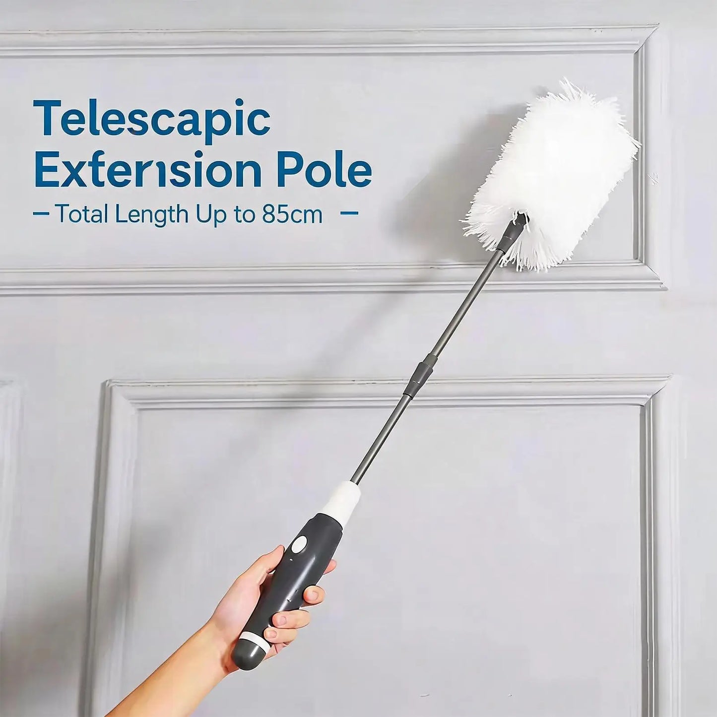 Electric Cordless Rotary Duster – Extendable Microfiber Brush Electric Cordless Duster Peaceful Pleasures Health and Wellness