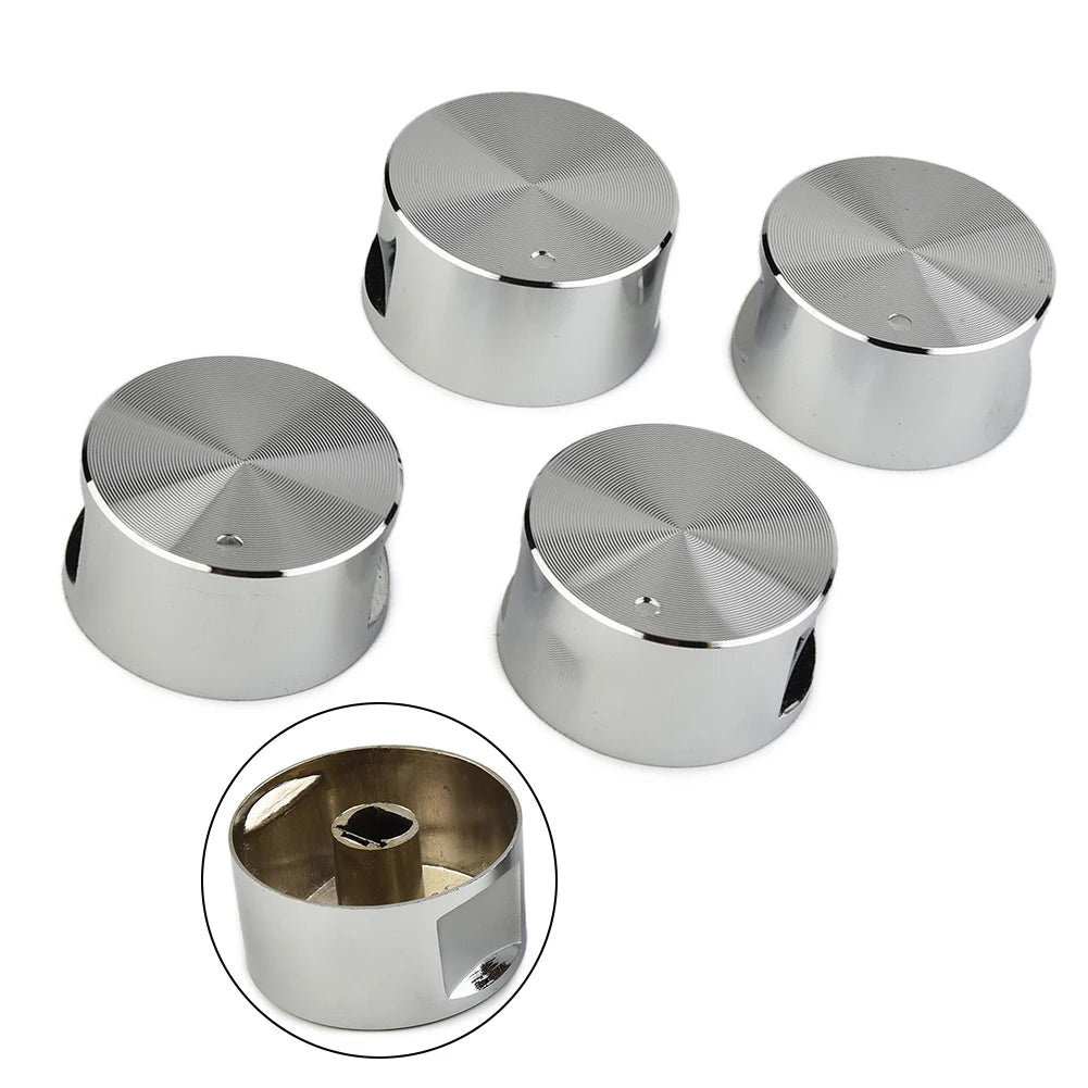 Rotary Switches Gas Cooktop Handle Round Knob Zinc Alloy Kitchen