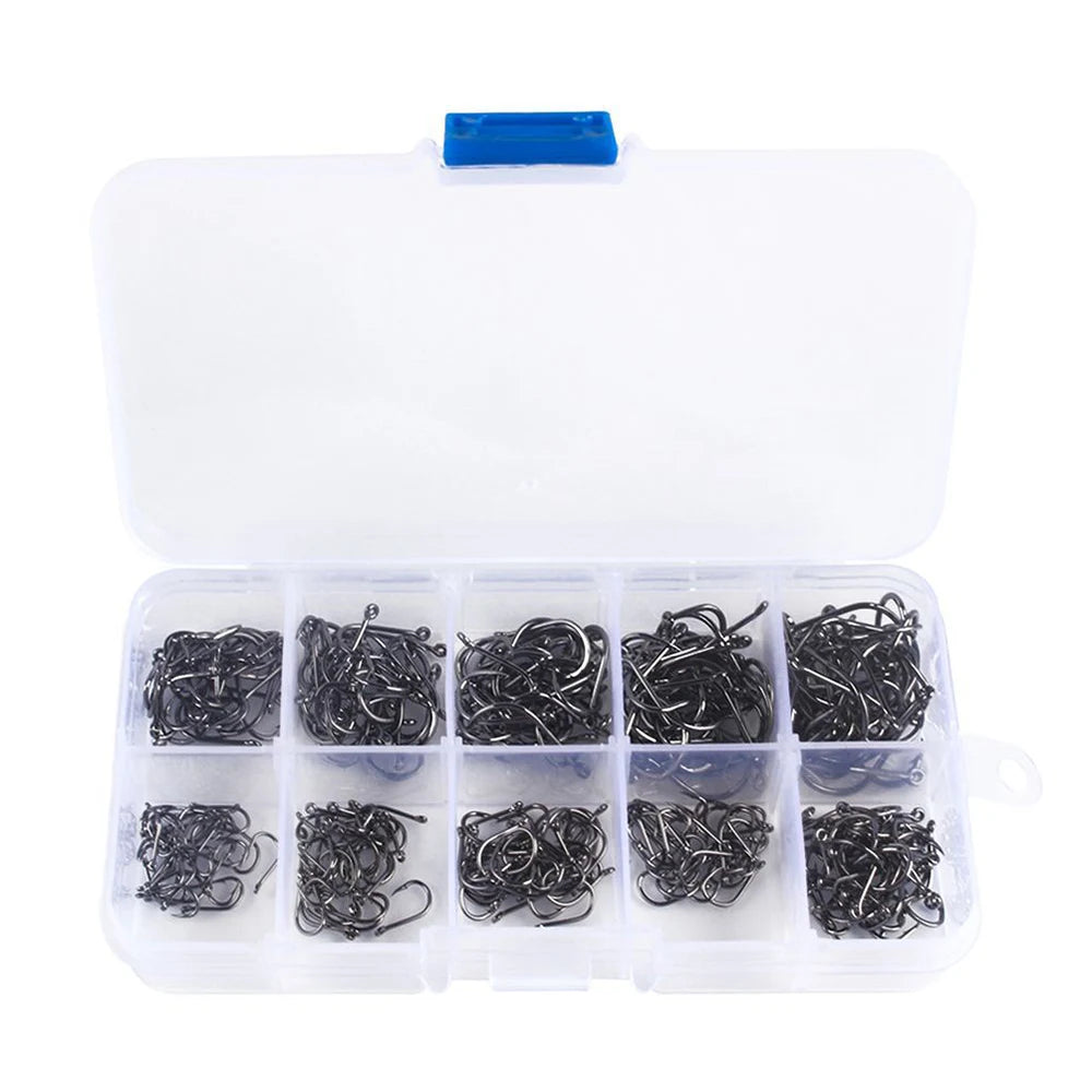 Tackle Set For Bait With Plastic Box Quality Kit For Bait Fishing And Catch And Release For Saltwater Freshwater Peaceful Pleasures Health and Wellness