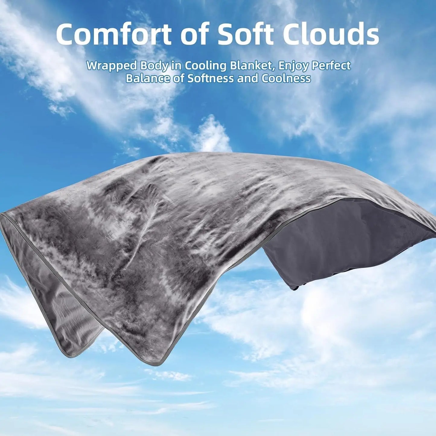 Cooling Blanket for Hot Sleepers Summer Blanket to Keep Adults Cool for Night Sweats Lightweight Breathable Bedding Queen Peaceful Pleasures Health and Wellness