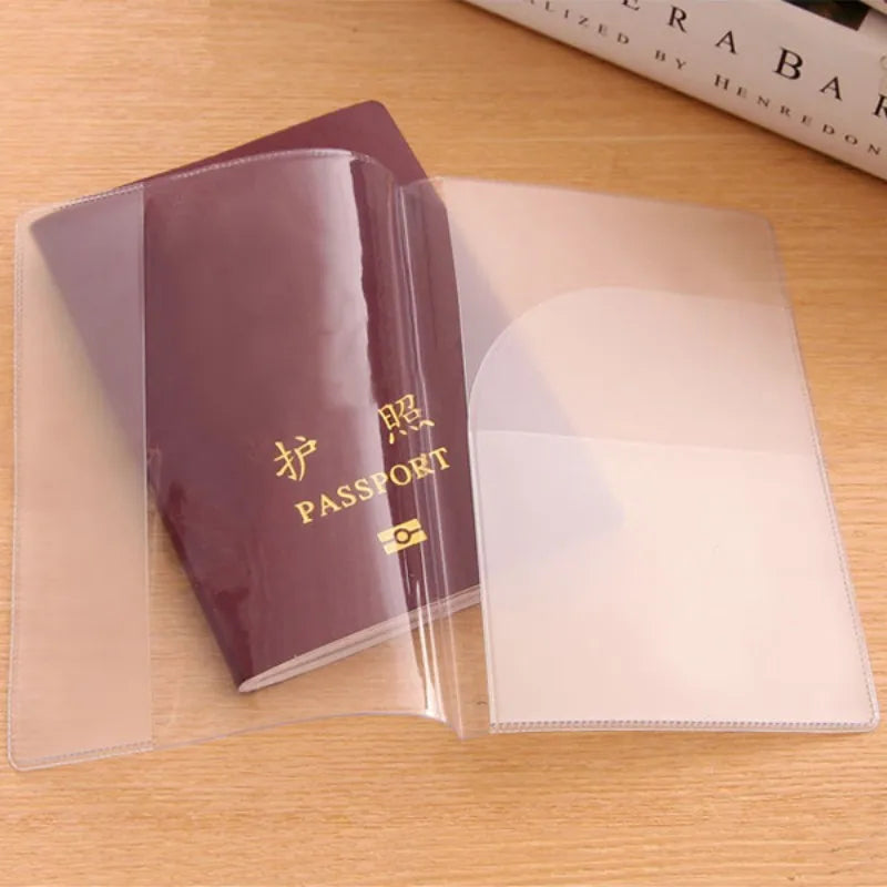 Waterproof PVC Passport Cover & Card Holder – 2/4 Pack