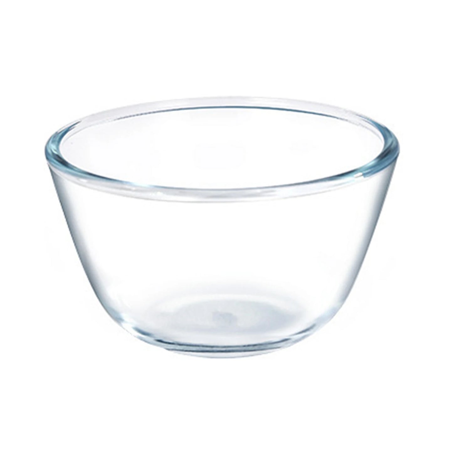 Transparent Thickened Glass Bowl Home Kitchen Microwave Oven Special Egg-Beating Dough-Kneading Salad Bowl Household Soup Bowl Peaceful Pleasures Health and Wellness 500ml