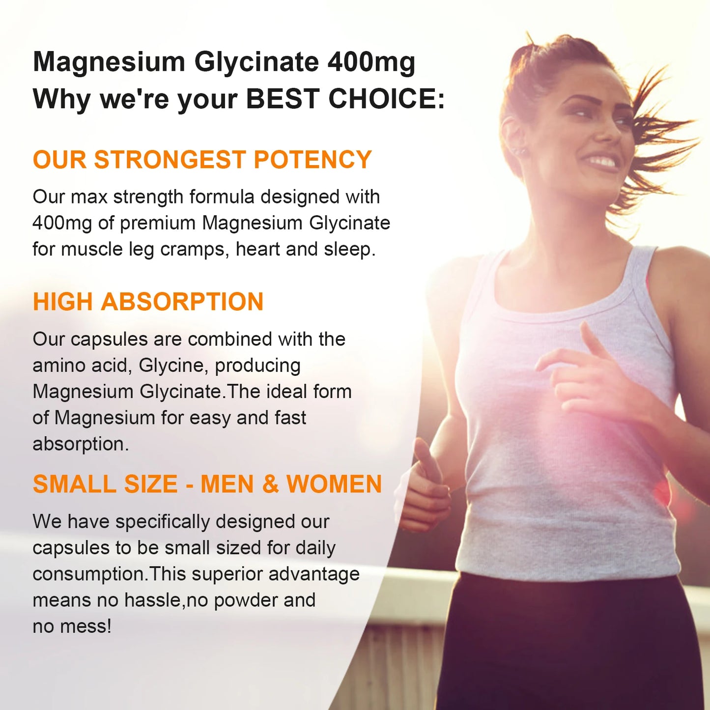 Magnesium Glycinate 500mg + Zinc, Vitamin D3 & B6 – High Absorption Veggie Capsules | 120 Count Peaceful Pleasures Health and Wellness