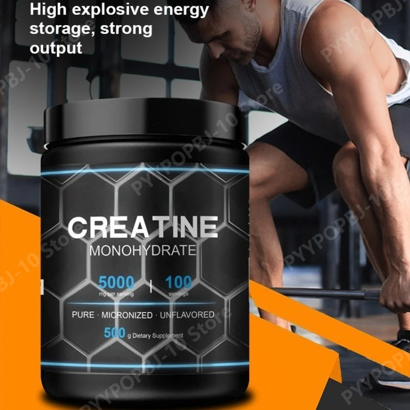 Pure Micronized Creatine Monohydrate Powder 500g | 5000mg