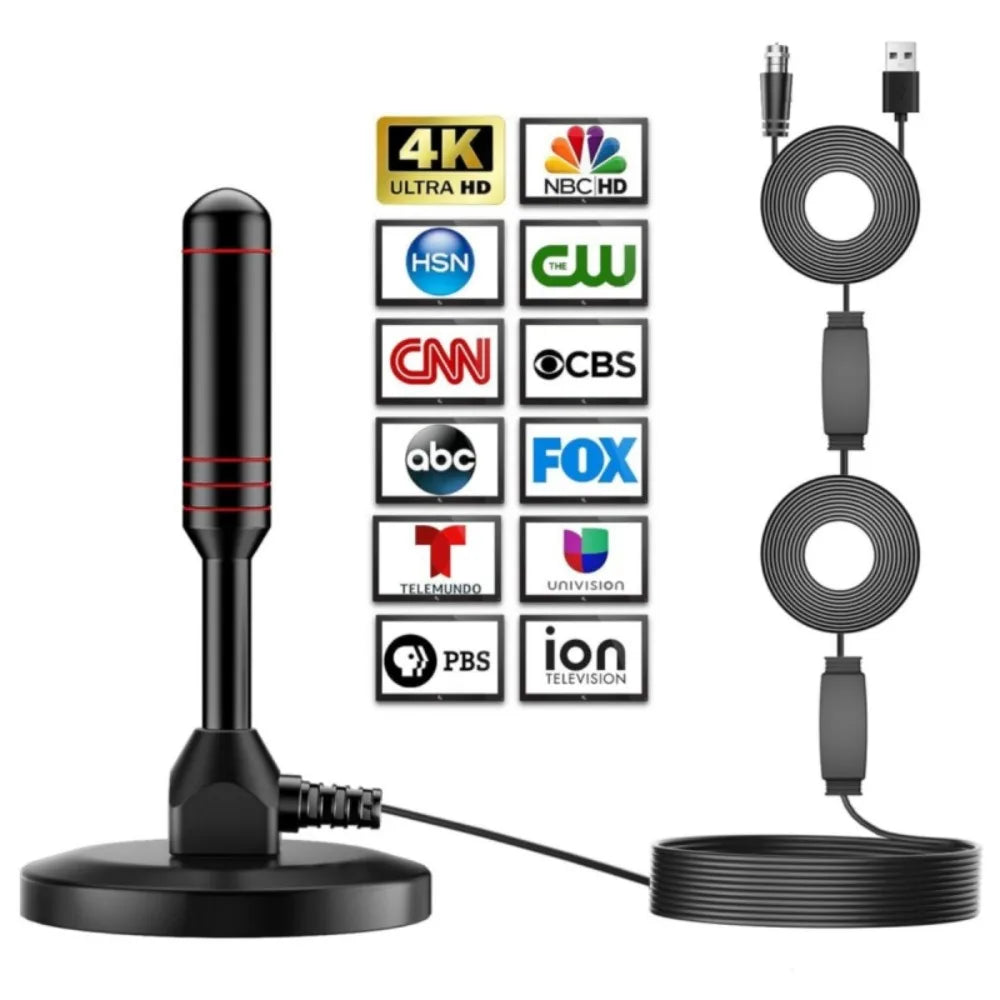 Amplified Indoor HDTV Antenna – DTMB ATSC DVB-T 35dB Gain