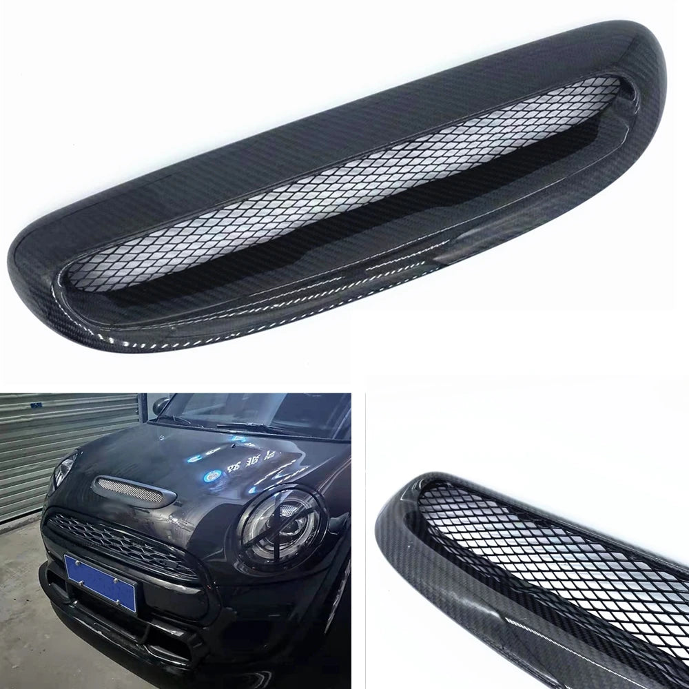 Carbon Fiber Hood Scoop Vent Cover | Mini Cooper F55 F56 F57 2014-19