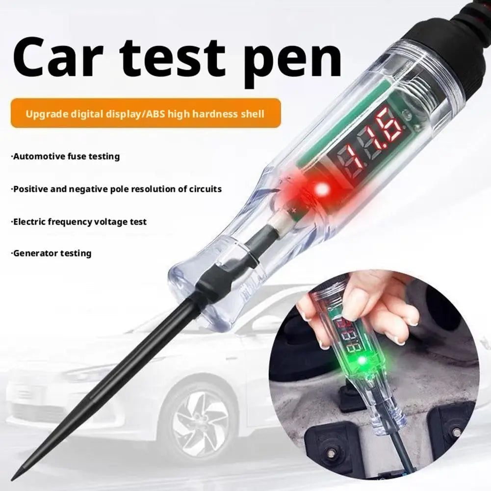 Auto Circuit Tester Probe Pen – DC 12V 24V LED Voltage Tester