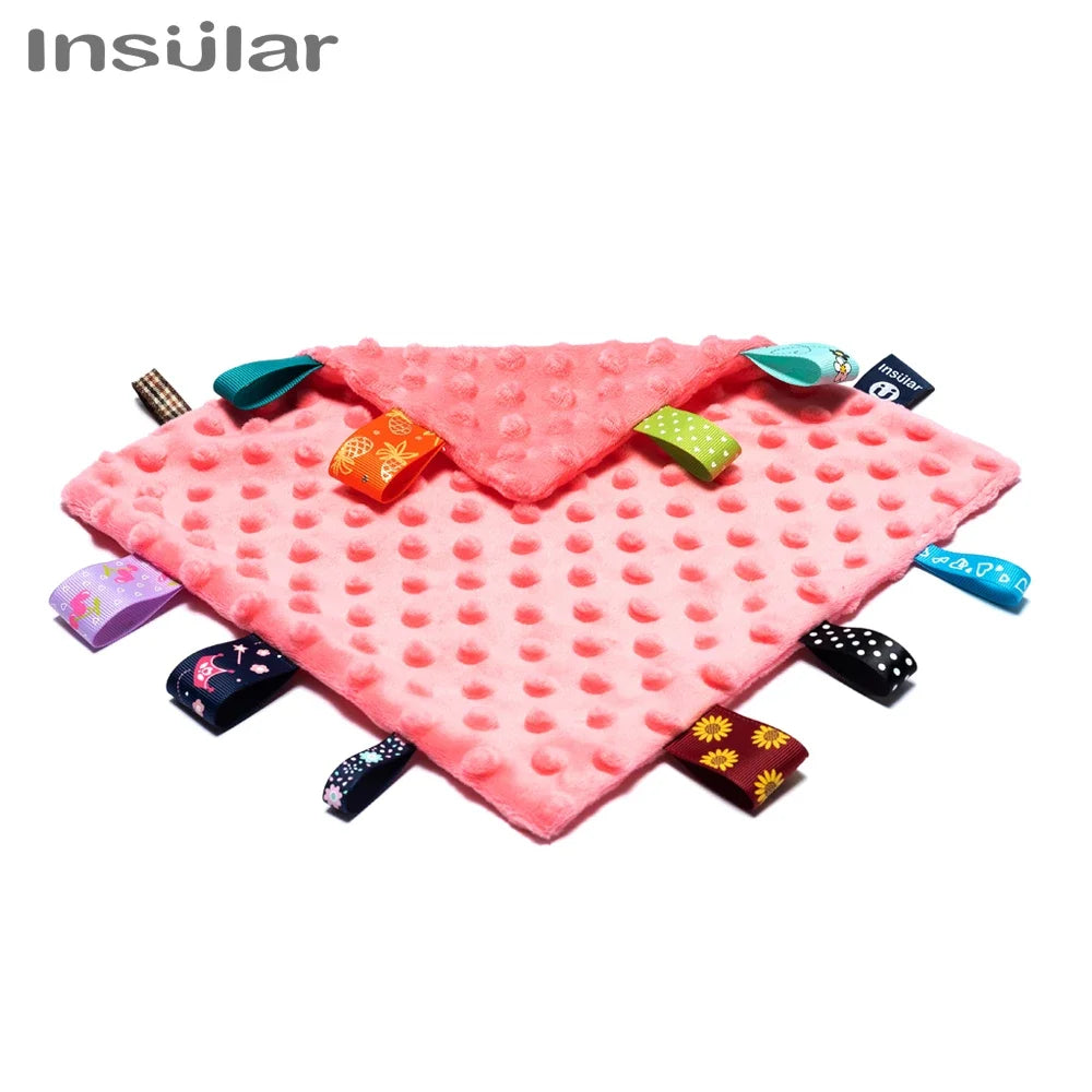 Insular Baby Taggies Comforting Blanket | Soft Plush Soothe Toy