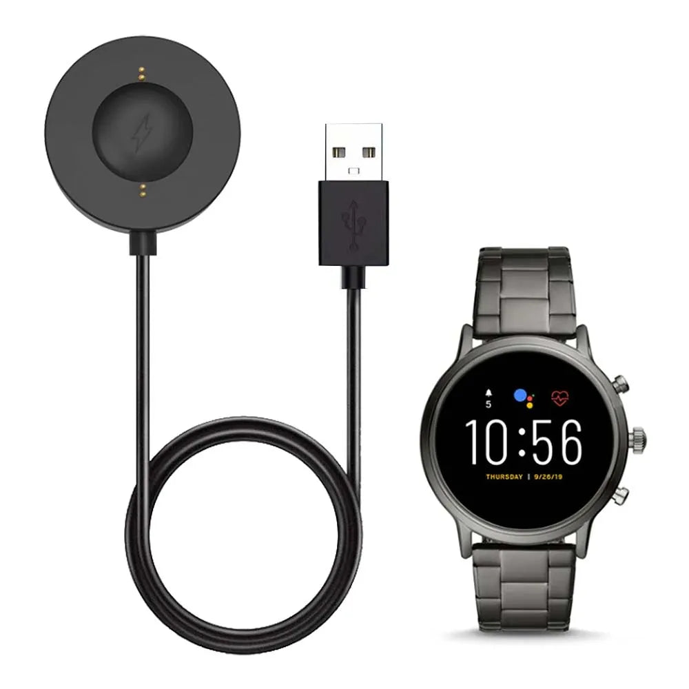 1M USB Charging Cable For Fossil Gen 6/Fossil Gen 5/Fossil Gen SE/Fossil Gen 4/Fossil Sport Charger Peaceful Pleasures Health and Wellness