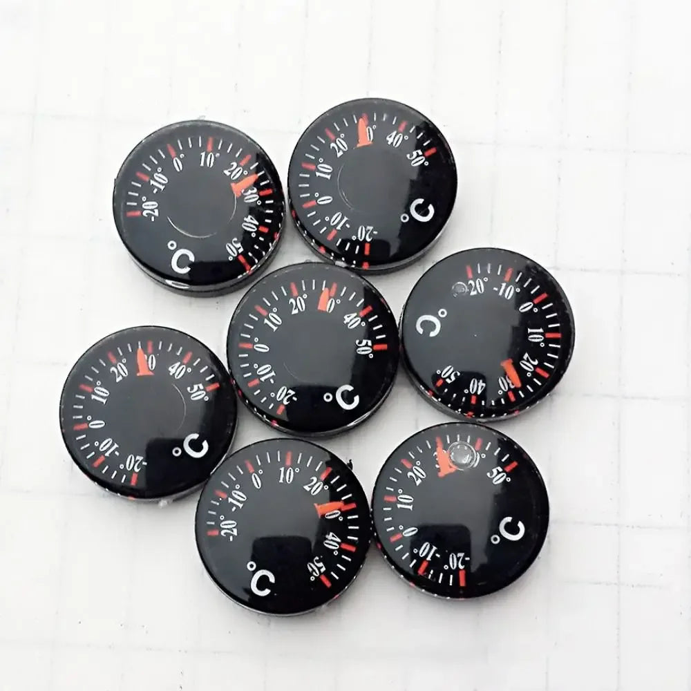Mini 20mm Dial Thermometer Waterproof | -20°C to 50°C Dial Thermometer Peaceful Pleasures Health and Wellness