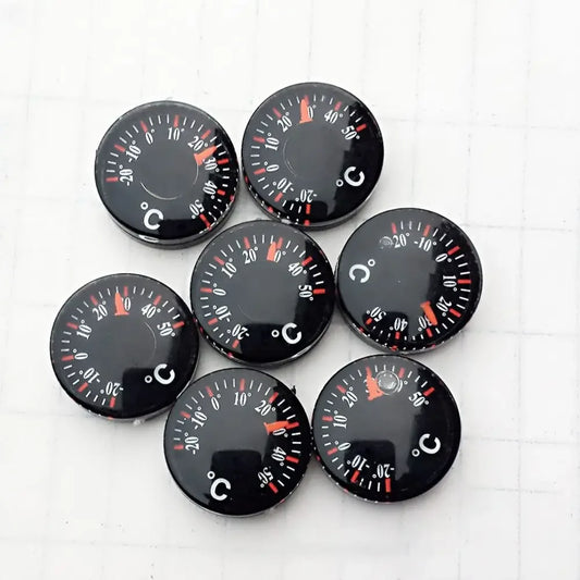 Mini 20mm Dial Thermometer Waterproof | -20°C to 50°C Dial Thermometer Peaceful Pleasures Health and Wellness