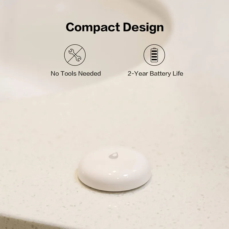 Aqara Water Immersing Sensor Flood Water Leak Detector Waterproof Remote Control Alarm Smart Home Security for Xiaomi Mijia Hom Peaceful Pleasures Health and Wellness