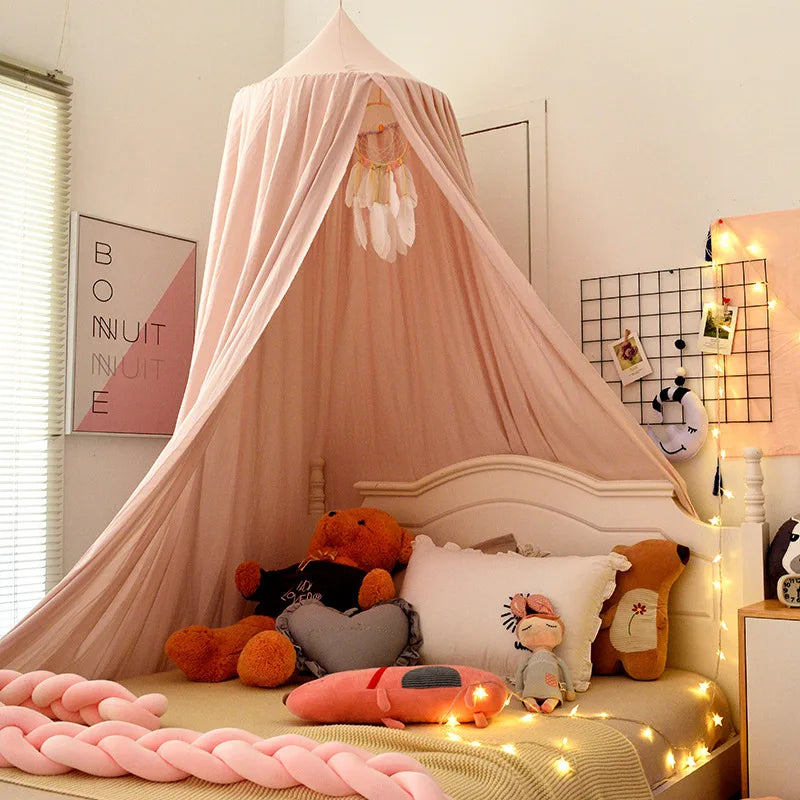 Kids Dome Bed Canopy Castle Play Tent & Mosquito Net