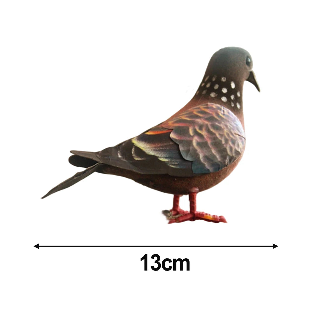 Lifelike Simulation Foam Pigeon Model Home Garden Decor Artificial