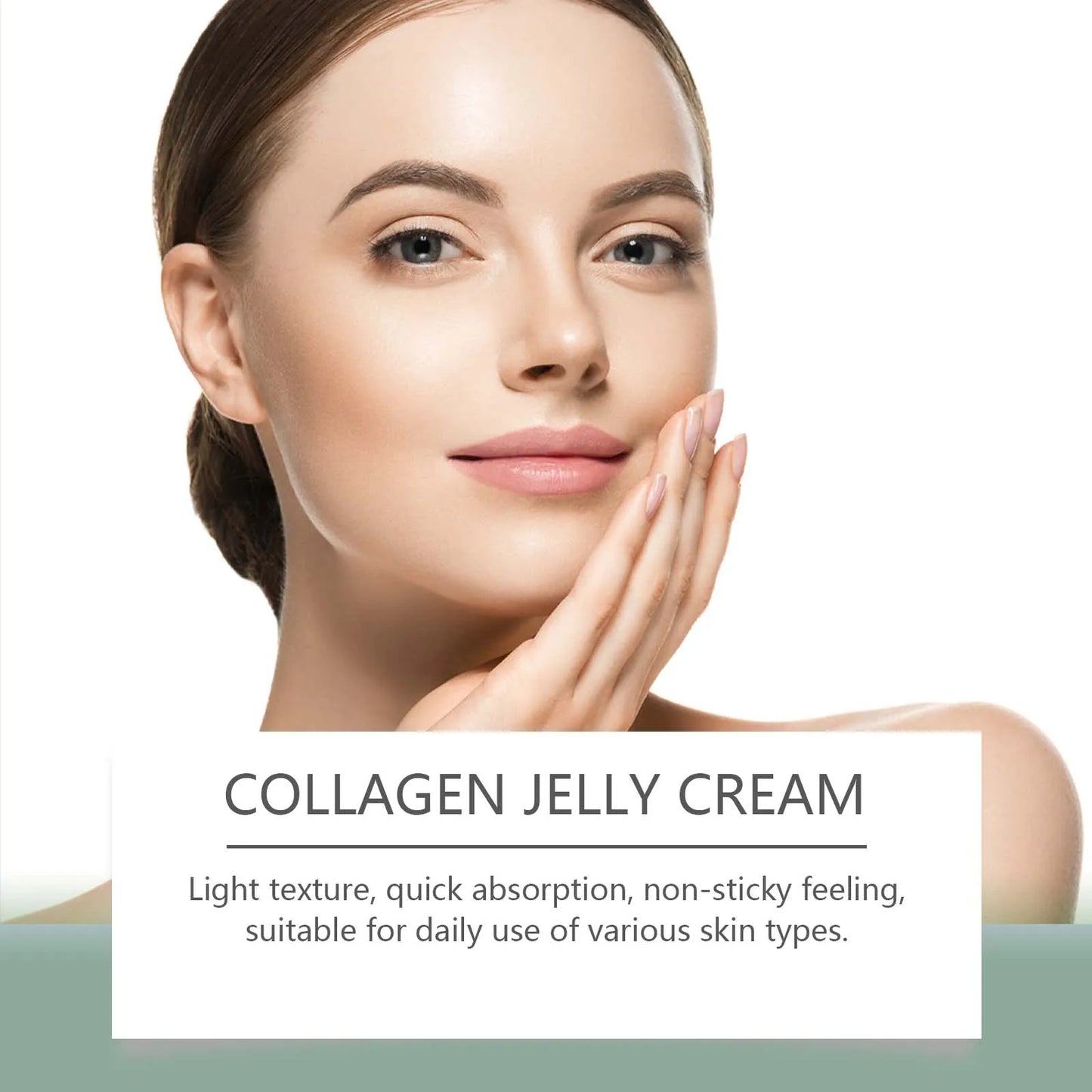 Green Tea Collagen Jelly Cream – Pore Minimizer & Moisturizer