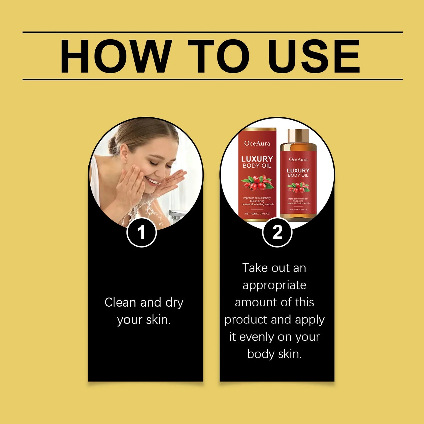 OceAura Calendula Firming Body Oil | Antioxidant Skin Serum 100ml
