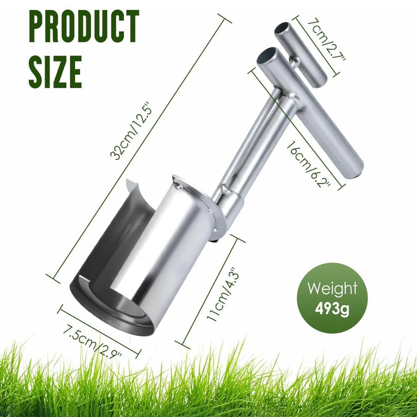 Aluminum Alloy Plant Transplanting Tool – Bulb & Seedling Transplanter