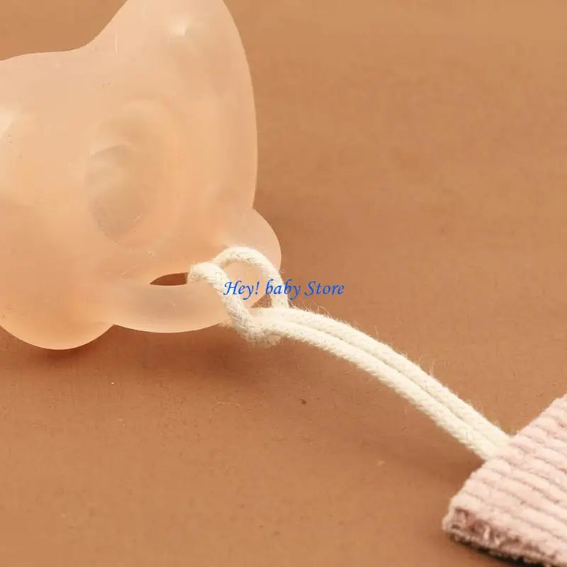 Baby Pacifier Chain Clip Teether Soother Strap – Cotton & Plastic