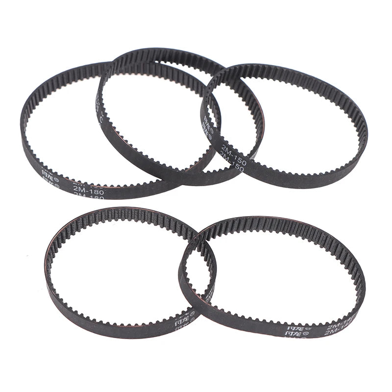2GT Rubber Timing Drive Belt 140–180mm 6mm | Vacuum Cleaner Belt