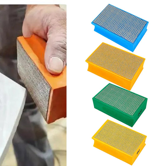 Hand Sanding Block Set 4 Grits – Wood, Glass, Tile & Metal Abrasive Sanding Block Oasis Select