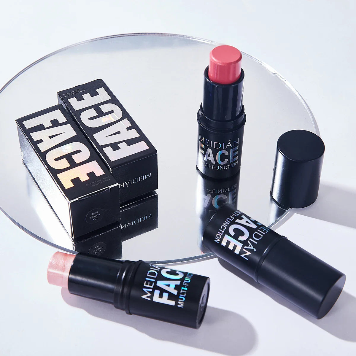 6-Color Dual-Use Blush & Lip Stick – Natural Contour Makeup