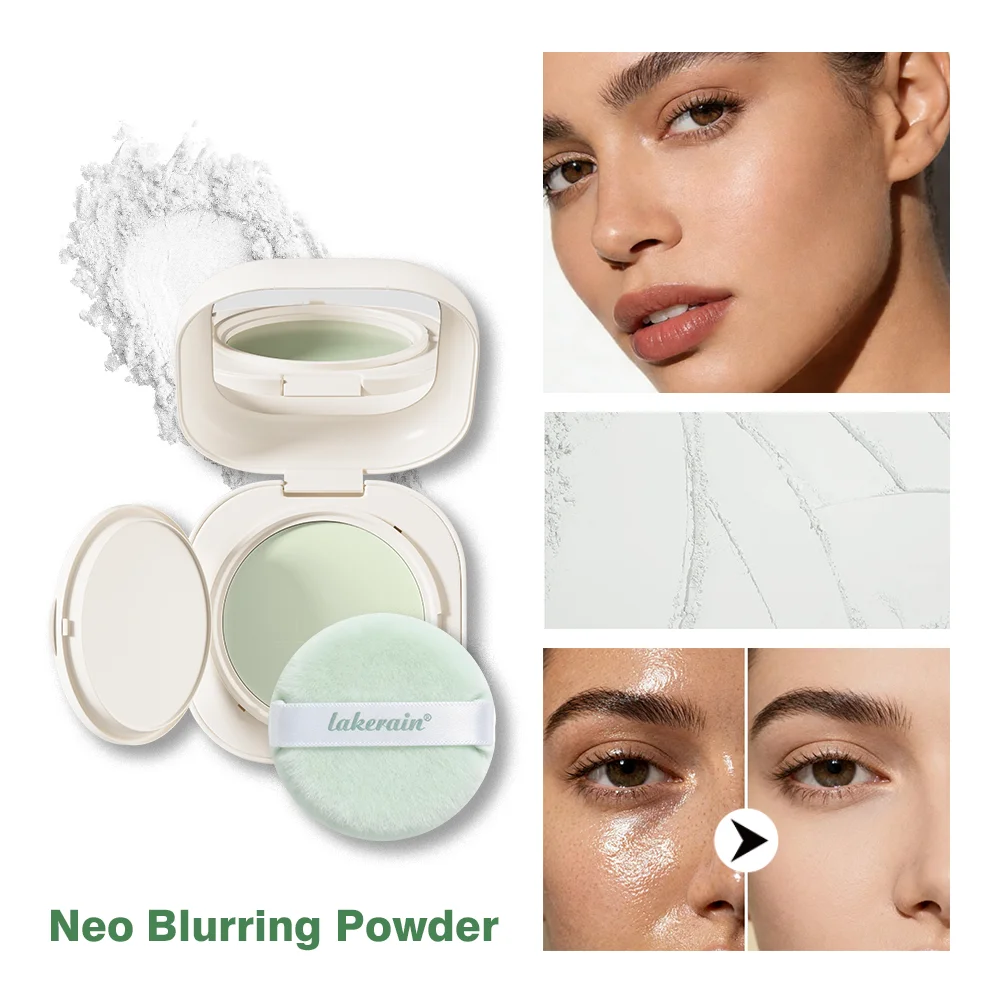 Neo Blurring Powder Setting powder Korean Oil-Control Compact with Pore Blurring Smoothing Finish Water proof Makeup Peaceful Pleasures Health and Wellness 1pc