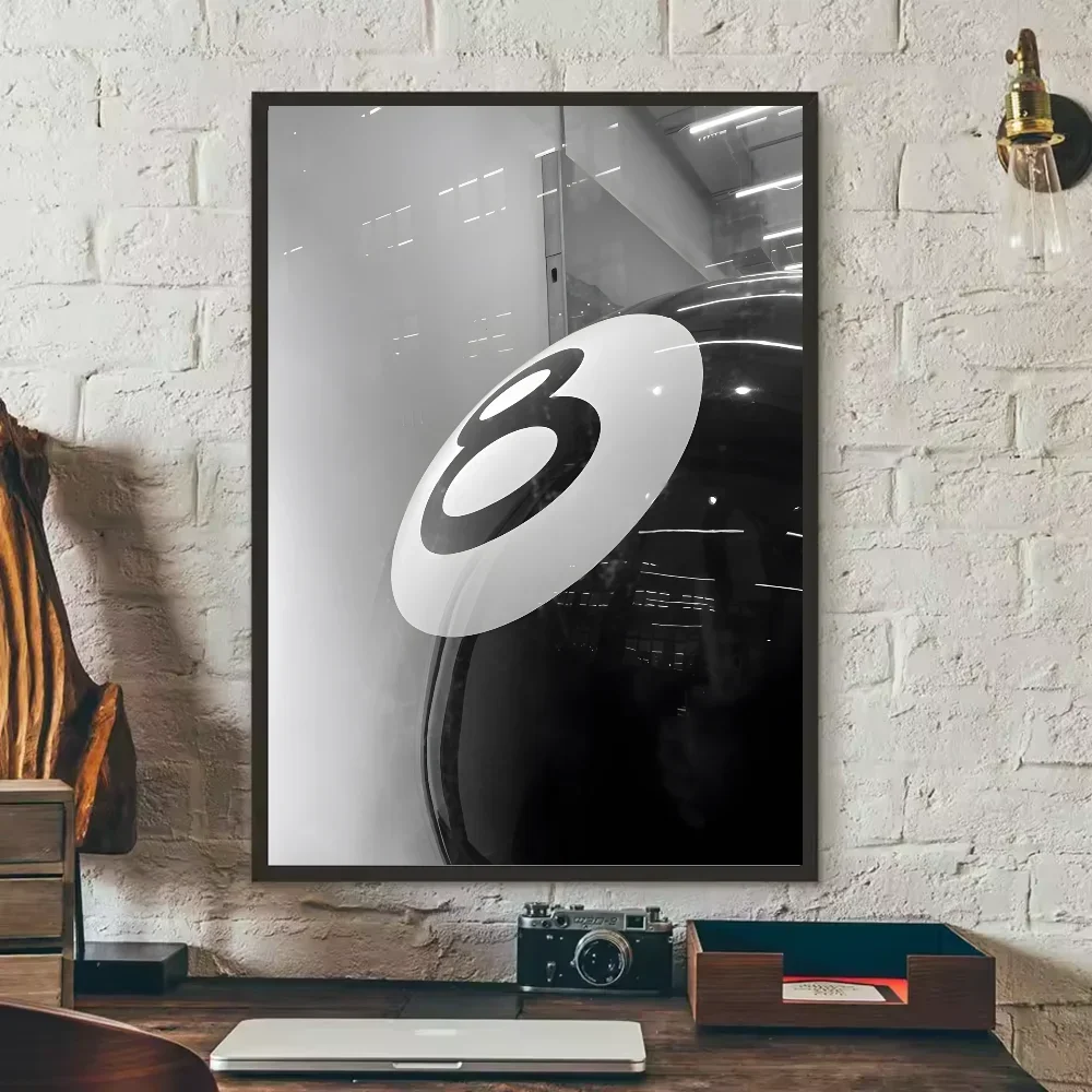 Black & White Abstract Canvas Wall Art Print | Modern Decor