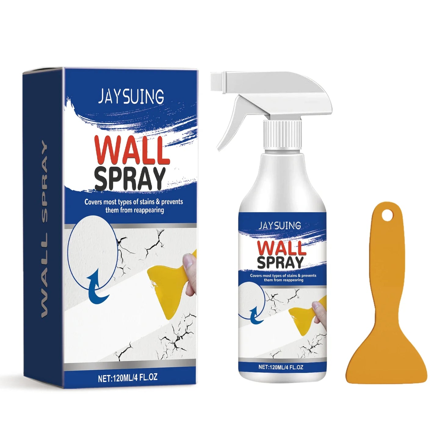 Jaysuing Wall Repair Spray – Waterproof & Sun-Resistant Paint