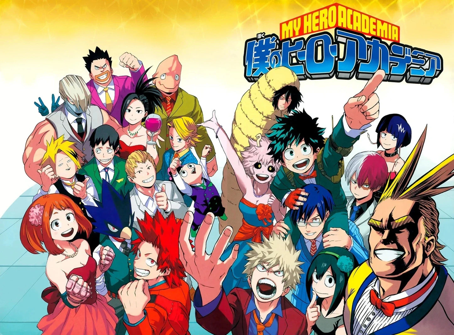 Japanese Anime My-Hero-Academia Poster Cartoon Manga Canvas Painting Wall Art Pictures Home Kids Room Decor Gift Peaceful Pleasures Health and Wellness 20X30CM A020