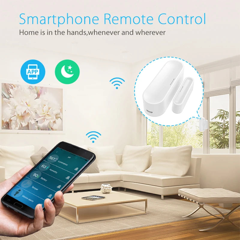 NEO Coolcam Z-Wave Plus Door Window Sensor with Temperature Humidity 700 Series Z Wave USB Charge Battery Operated 868.4MHZ Peaceful Pleasures Health and Wellness