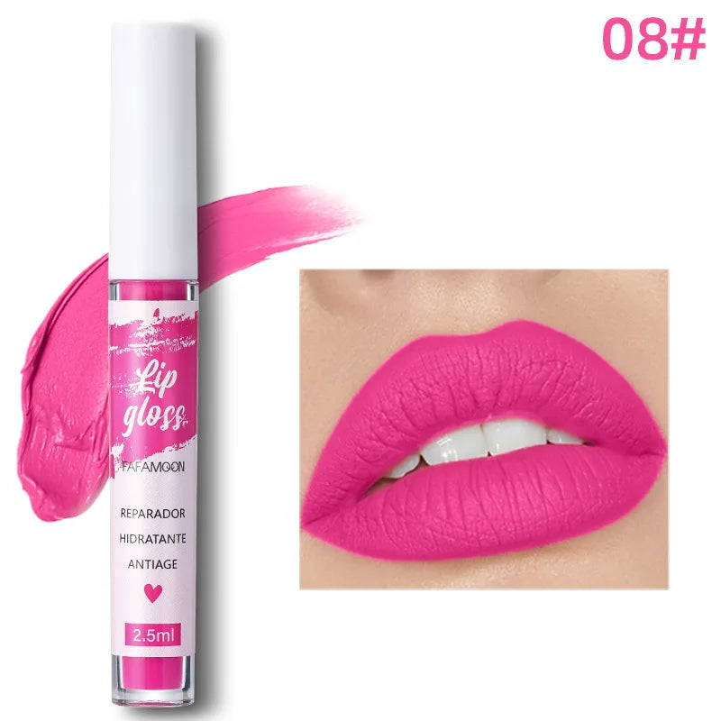 Korean Matte Liquid Lipstick – Waterproof Long-Lasting Lip Glaze