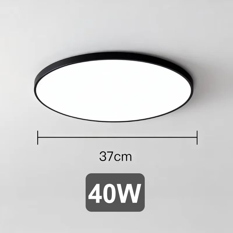 RUNTOIN Modern LED Circle Ceiling Light | Ultrathin Panel 220V