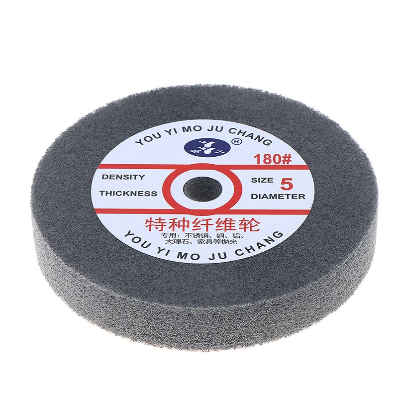 Metal Polishing Wheel 150*25mm Non-Woven Abrasive Disc Nylon Fiber 5P/7P/9P Options 180# For Polishing Peaceful Pleasures Health and Wellness A1